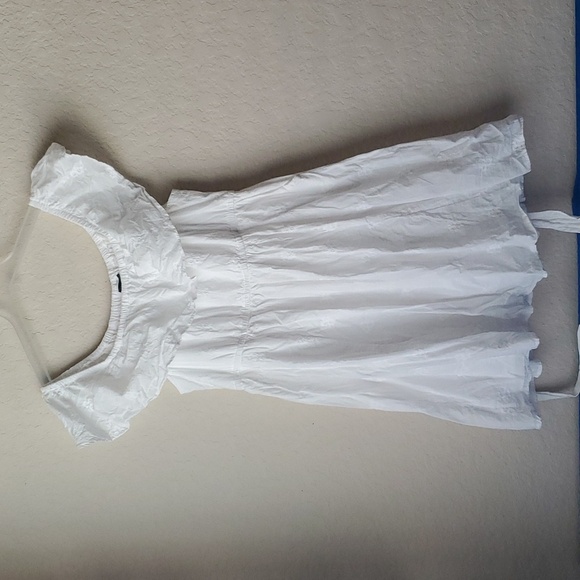 Torrid 2X white fit & flare floral embroidered dress with belt and pocke… - Picture 1 of 8